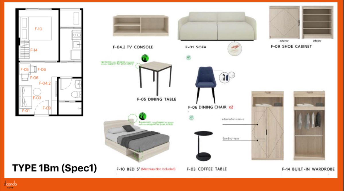 รูป ขายดาวน์ Dcondo Cove 2.19ล้าน 28ตร.ม - รูปที่ 6/40