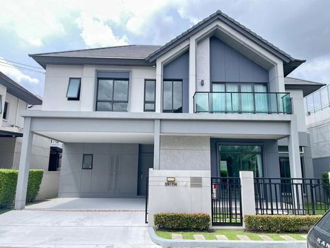 บ้านเดี่ยวหลังมุมสุดสวย ในโครงการ บางกอก บูเลอวาร์ด พระราม 5 นนทบุรี ไลน์ไอดี ✅ @ibx7531n