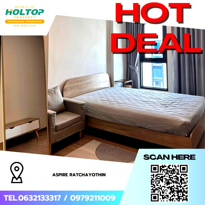 Condos for rent : #Z3499💥 071268 🔥Condo for rent: Aspire Ratchayothin