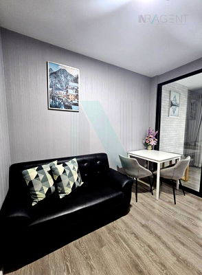 เช่าคอนโด MRT ทิพวัล : ให้เช่าคอนโด เคนซิงตัน สุขุมวิท-เทพารักษ์ อาคาร A ชั้น 32 1 ห้องนอน ขนาด 31 ตรม ใกล้ Plam Island