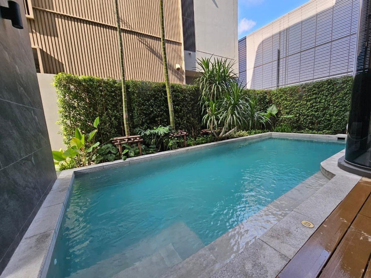 รูป ขาย-ให้เช่า บ้านหรู Bugaan พระราม9 เหม่งจ๋าย มีสระว่ายน้ำส่วนตัว วิวสวย - รูปที่ 3/17