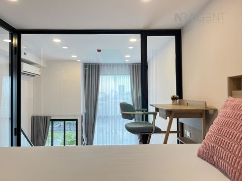 📌 ให้เช่าคอนโด โซ ออริจิ้น เกษตร อินเตอร์เชนจ์ อาคาร 1 ชั้น 8 Duplex ขนาด 37 ตรม ใกล้ BTS ม.เกษตร