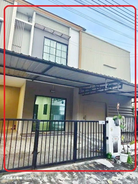 รูป ถ.กิ่งแก้ว ลาดกระบัง ARL สุวรรณภูมิ 4.1 กม. รพ.สิรินธร 2 กม.ให้เช่าทาวน์เฮ้าส์ 2 ชั้นพร้อมโกดัง หัวมุม 3 นอน 2น้ำ 39 ตร.วา. 310 ตร.ม. - รูปที่ 8/8