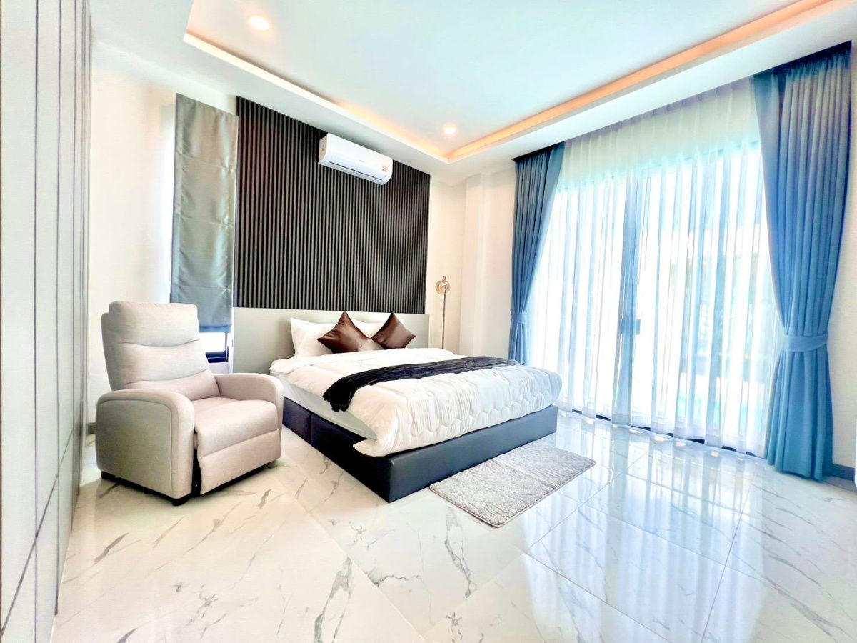 รูป ขายบ้านเดี่ยว พลุวิล่า สไตล์ โมเดิร์น 13.9 พัทยา - หนองปรือ - รูปที่ 7/25