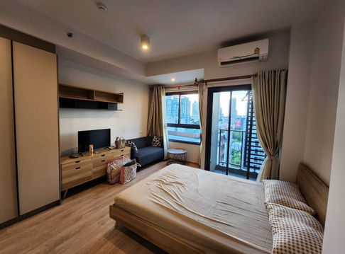 🛋️ ให้เช่า IDEO Rama9-Asoke ห้องสตู เฟอร์ครบใกล้ Central พระราม9 เพียง 18,000 บาทเท่านั้น แอดไลน์ @255ghzjq มี @ ด้วยน้า .ꔛ