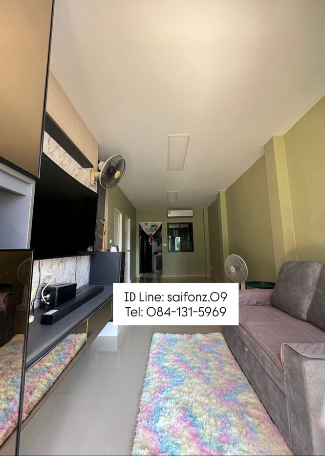 picture Townhome for rent at 12,000 THB per month. Fully furnished, fully equipped with electrical appliances, and comes with free internet. Ready to move in. - 2/10