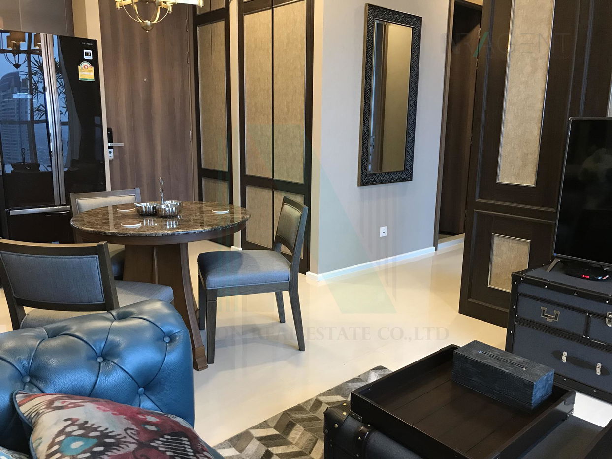 picture 🎊 For Rent Condo MENAM RESIDENCES Building 1, Floor 36,2 bed room, Room size 73 sqm - 2/8