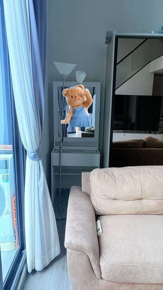 picture 📍 For rent! The Reserve Phahol–Pradipat | 2-story loft unit, 40 sq.m., high ceilings, beautiful sunset view, near Saphan Khwai BTS Station - 7/16