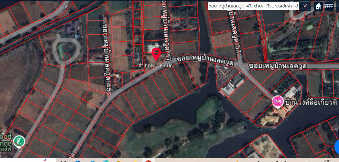 รูป ที่ดินเปล่าบางเสาธง สมุทรปราการ เนื้อที่ 1-0-45 ไร่ - รูปที่ 7/8