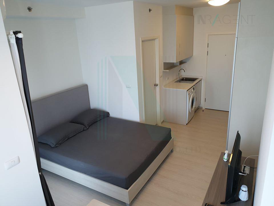 picture 🚩 For Rent Condo CHAPTER ONE ECO RATCHADA - HUAI KHWANG Building E, Floor 12,Studio, Room size 23.00 sqm - 6/8