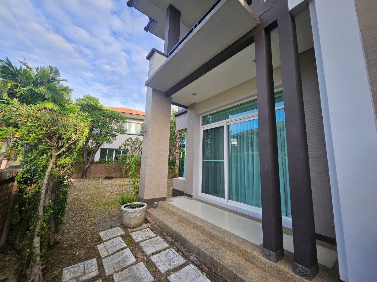 รูป ให้เช่าบ้านลัดดารมย์ชัยพฤกษ์-แจ้งวัฒนะ ตกแต่งพร้อมอยู่ แอร์ 5 เครื่อง - รูปที่ 2/32