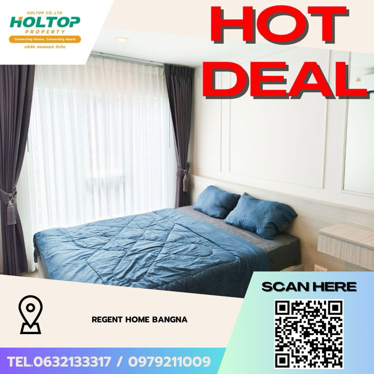 picture #Z3498💥 061268 🔥 Condo for rent: Regent Home Bangna - 1/7
