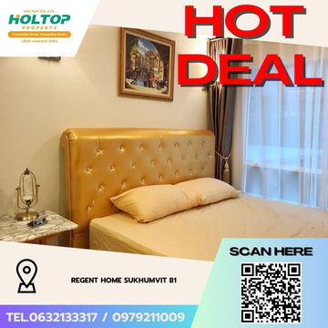 #Z3495💥 061268 🔥Condo for rent: Regent Home Sukhumvit 81