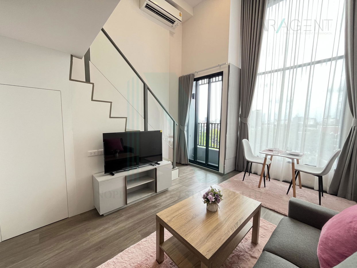 รูป 🎊 ให้เช่าคอนโด โซ ออริจิ้น เกษตร อินเตอร์เชนจ์ อาคาร 1 ชั้น 8 Duplex ขนาด 37 ตรม ใกล้ BTS ม.เกษตร - รูปที่ 4/8