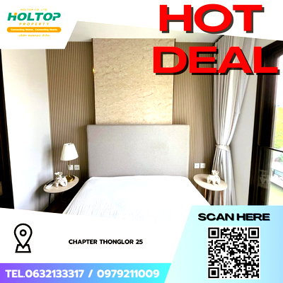 Condos for rent : #Z3504💥 071268 🔥Condo for rent: Chapter Thonglor 25