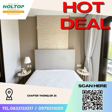 #Z3504💥 071268 🔥Condo for rent: Chapter Thonglor 25