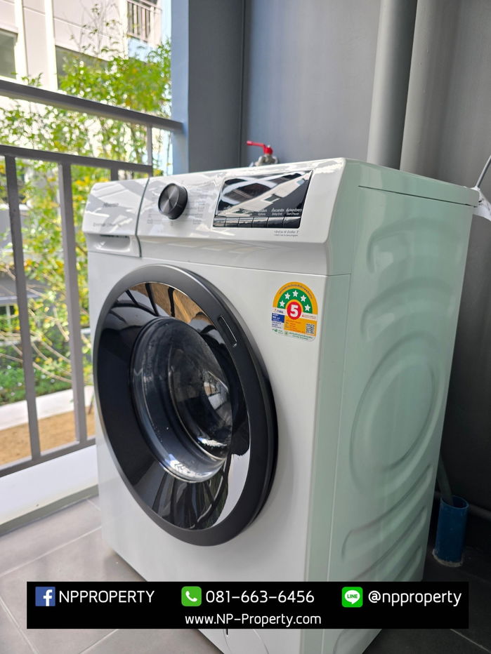 รูป คอนโดเอิร์นอมตะนคร – พร้อมเครื่องซักผ้า! 🧺 ห้องใหม่เอี่ยม น่าอยู่สุด ๆ - รูปที่ 2/12