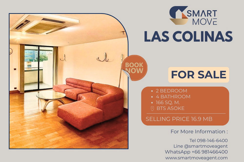 picture 🔥 For Sale !! 🔥 Code C20250700055..........Las Colinas, 2 bedroom, 3 bathroom, high floor 17++, Rare Item, furnished, Special Deal!!📣📣 - 1/9