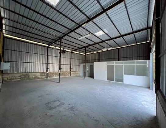 รูป ให้เช่าโกดัง พร้อมสำนักงาน ถนนพัฒนาชนบท 3 / พื้นที่ดิน 100 ตารางวา / พื้นที่โกดัง 130 ตารางเมตร  - รูปที่ 2/8