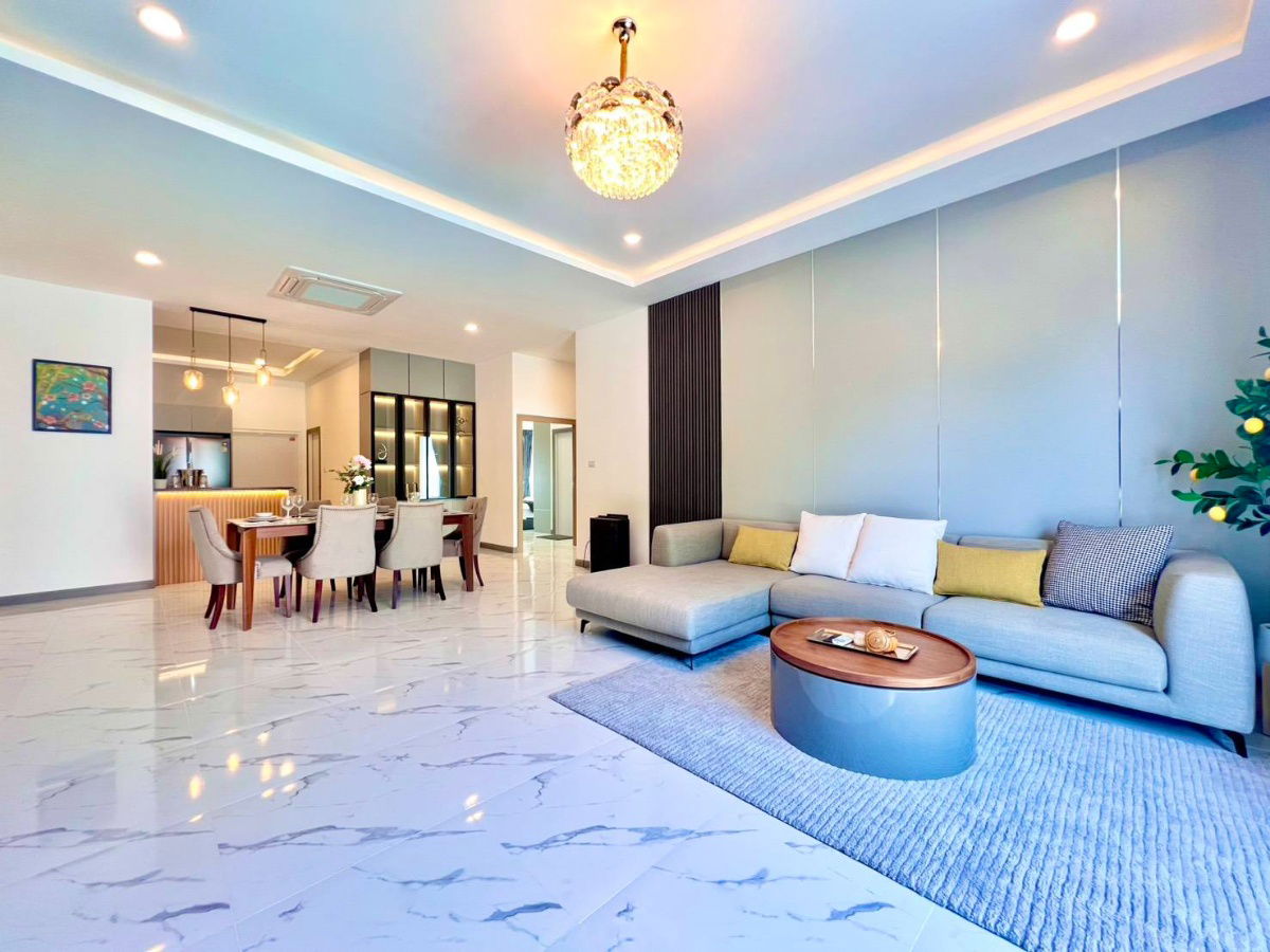 รูป ขายบ้านเดี่ยว พลุวิล่า สไตล์ โมเดิร์น 13.9 พัทยา - หนองปรือ - รูปที่ 12/25