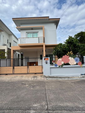 ให้เช่าบ้านเดี่ยวหลังริม ม.เมโทรปาร์ค อ่าวอุดม แหลมฉบัง ศรีราชา