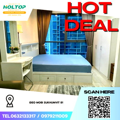 Condos for rent : #Z3490💥 061268 🔥Condo for rent: Ideo Mobi Sukhumvit 81