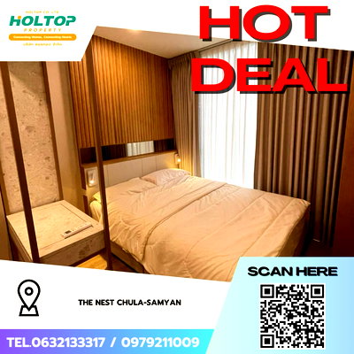 คอนโดให้เช่า : #Z3505💥 071268 🔥ให้เช่าคอนโด The Nest Chula-Samyan