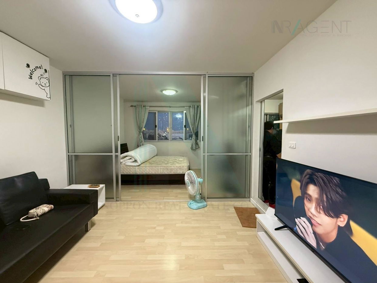 picture 🎉 For Rent Condo DCONDO RAM INTRA Building C, Floor 6,1 bed room, Room size 30 sqm - 3/8