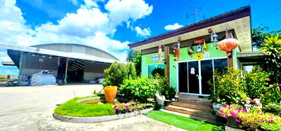 เช่าโรงงาน กาญจนบุรี : วังสารภี ท่ามะกา ให้เช่าโรงงานผลิตปุ๋ยเคมี ปุ๋ยอินทรีย์ พร้อมเครื่องจักร มีรง4. ไฟ 3 เฟส 1,500ตร.ม. 6ไร่ บางใหญ่-กาญจนบุรี