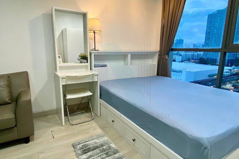 🚩 For Rent Condo IDEO MOBI SUKHUMVIT Building 1, Floor 11,Studio, Room size 22 sqm