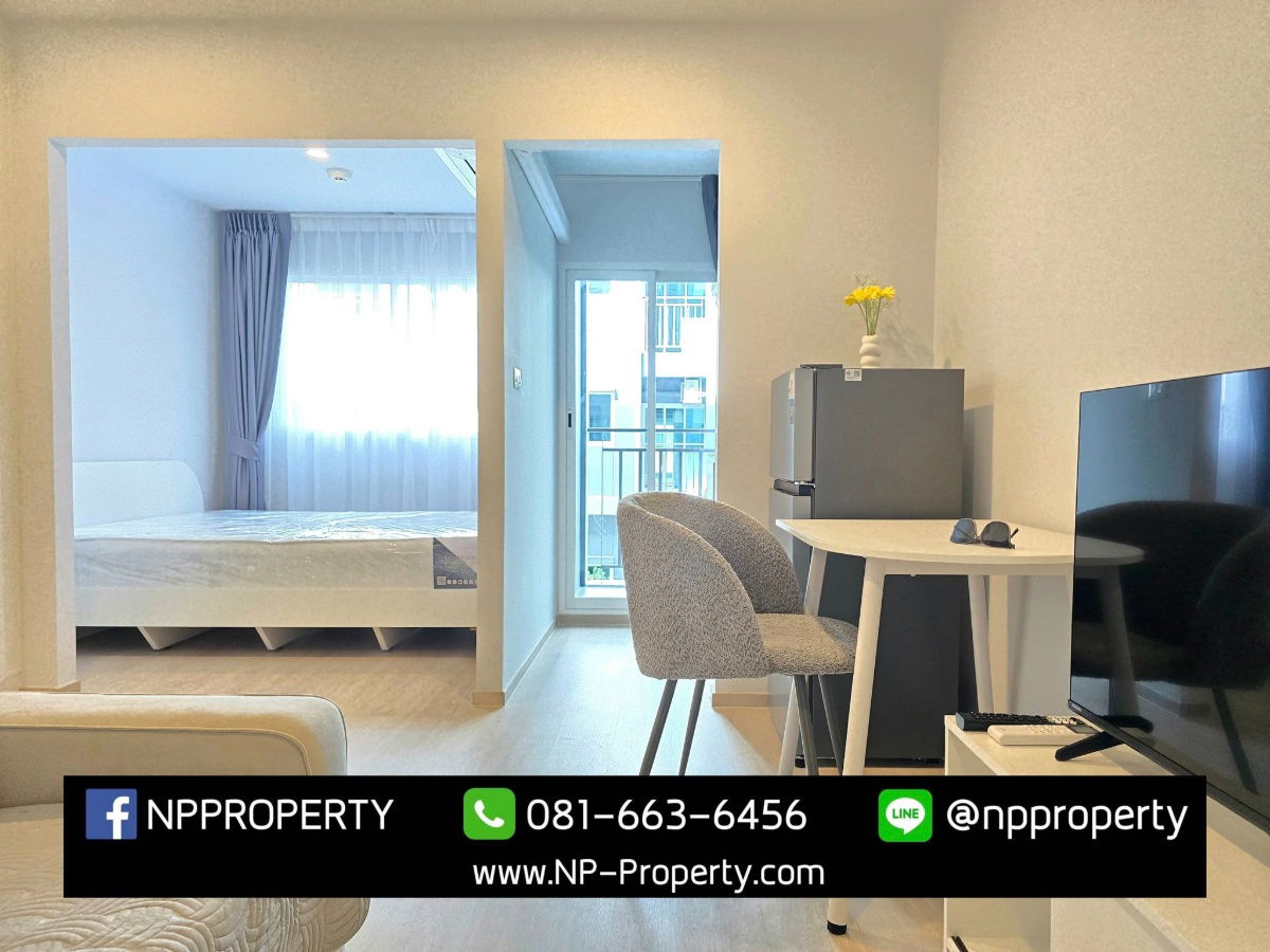 รูป คอนโดเอิร์นอมตะนคร – พร้อมเครื่องซักผ้า! 🧺 ห้องใหม่เอี่ยม น่าอยู่สุด ๆ - รูปที่ 3/12