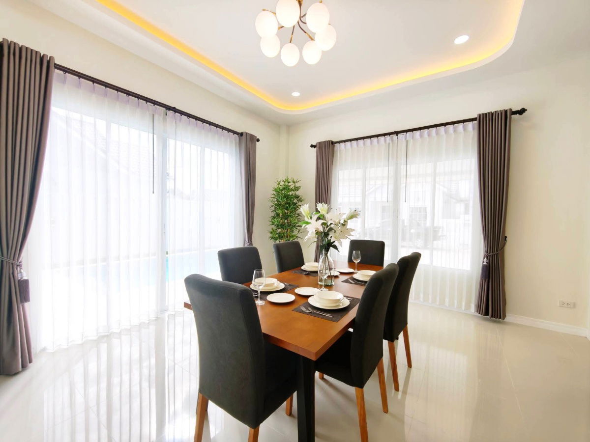 รูป ขายบ้านพูลวิลล่า ตกแต่งบิวท์อินภายในคุณภาพ 4นอน 3น้ำ พร้อมเข้าอยู่ - รูปที่ 7/17