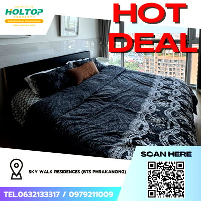 Condos for rent : #Z3513💥 071268 🔥Condo for rent: Sky Walk Residences (BTS Phrakanong)