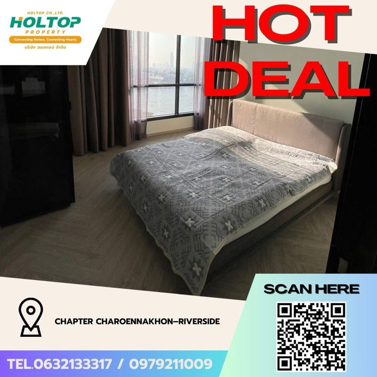 รูป #Z3509💥 071268 🔥ให้เช่าคอนโด Chapter Charoennakhon–Riverside - รูปที่ 1/8