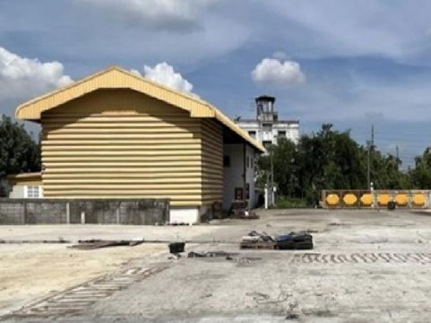 ให้เช่าที่ดินเปล่า 1 ไร่ 2 งาน 65 ตารางวา พร้อมโกดัง และ อาคารสำนักงาน 2 ชั้น พัฒนาการ 69