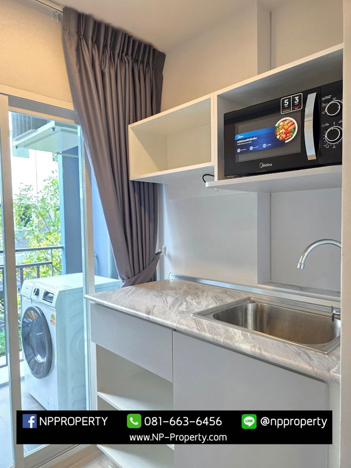 รูป คอนโดเอิร์นอมตะนคร – พร้อมเครื่องซักผ้า! 🧺 ห้องใหม่เอี่ยม น่าอยู่สุด ๆ - รูปที่ 7/12
