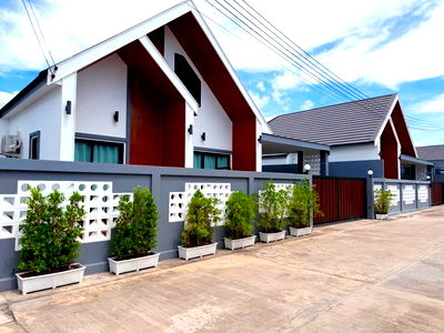 บ้านเดี่ยว หนองปรือ ชลบุรี : วิลล่าหลังใหม่ สไตล์ นอดิก พัทยา 5.99 ล้าน 