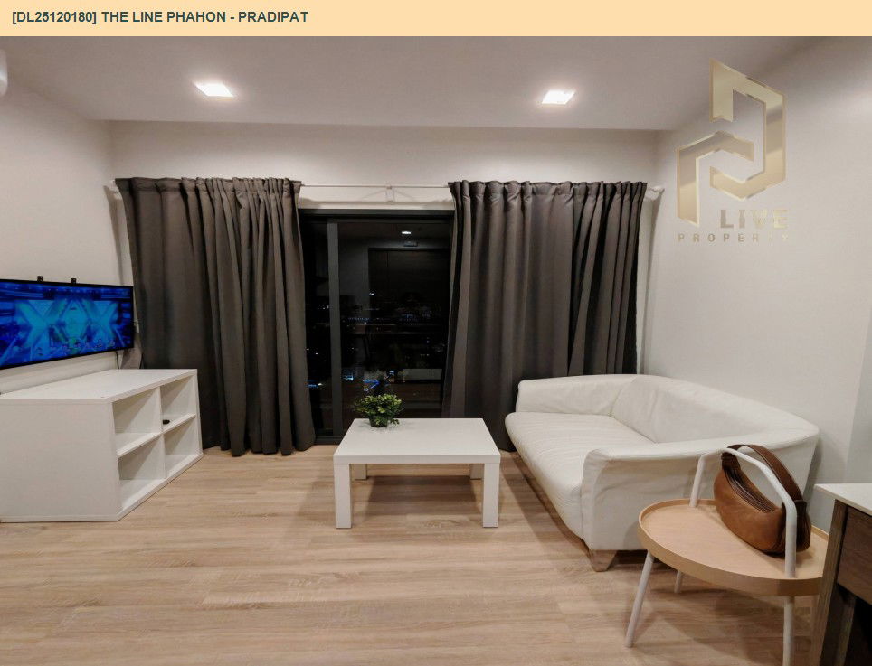 picture DL25120180 Condo for rent, THE LINE Phahon - Pradipat near BTS Saphan Khwai, ready to move in, call urgently 0638692663 LineID @162cjixi - 3/10