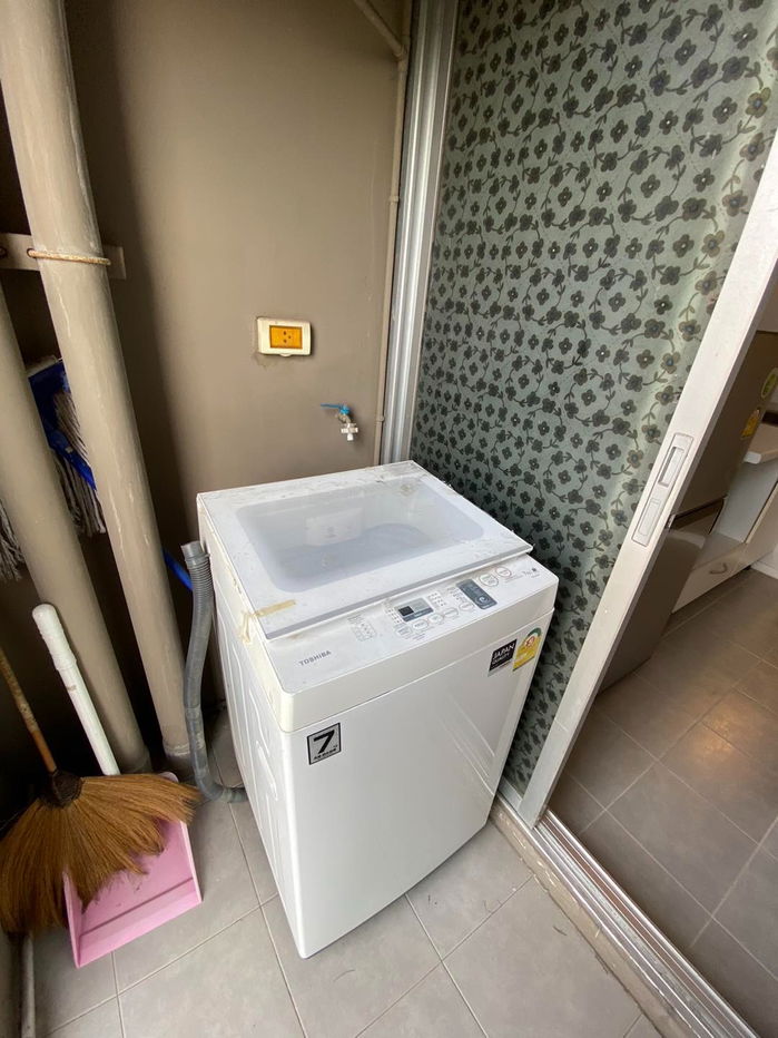 รูป พลัมคอนโดสามัคคี ราคา 6,500บาท/เดือน ห้องมุม + มีเครื่องซักผ้า - รูปที่ 7/14