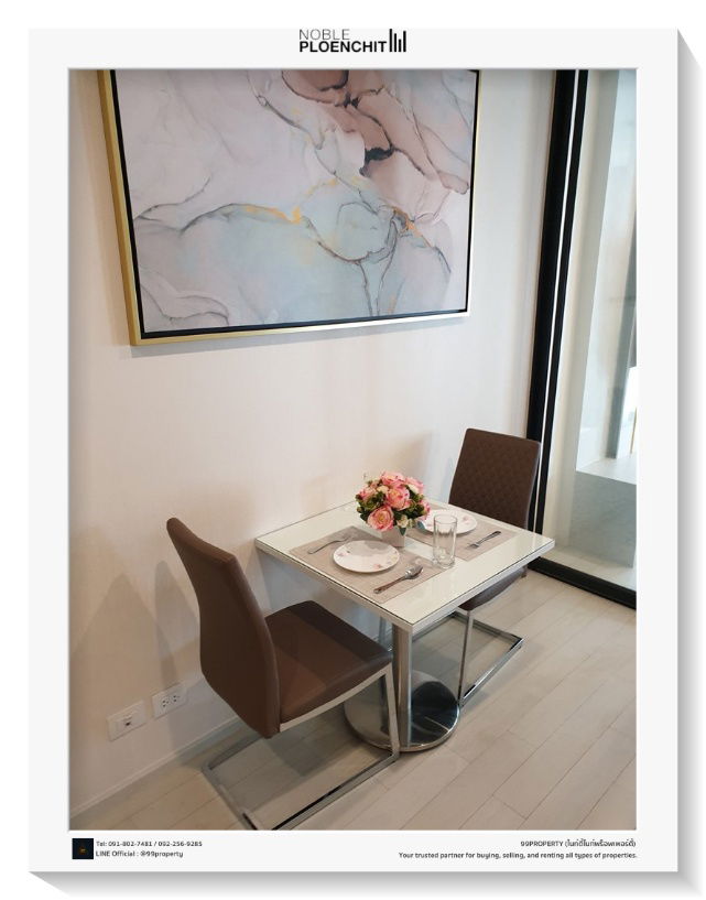 รูป ให้เช่า  Noble Ploenchit [โนเบิล เพลินจิต]🔰 ตกแต่งครบ พร้อมอยู่ ราคาพิเศษ - รูปที่ 9/18