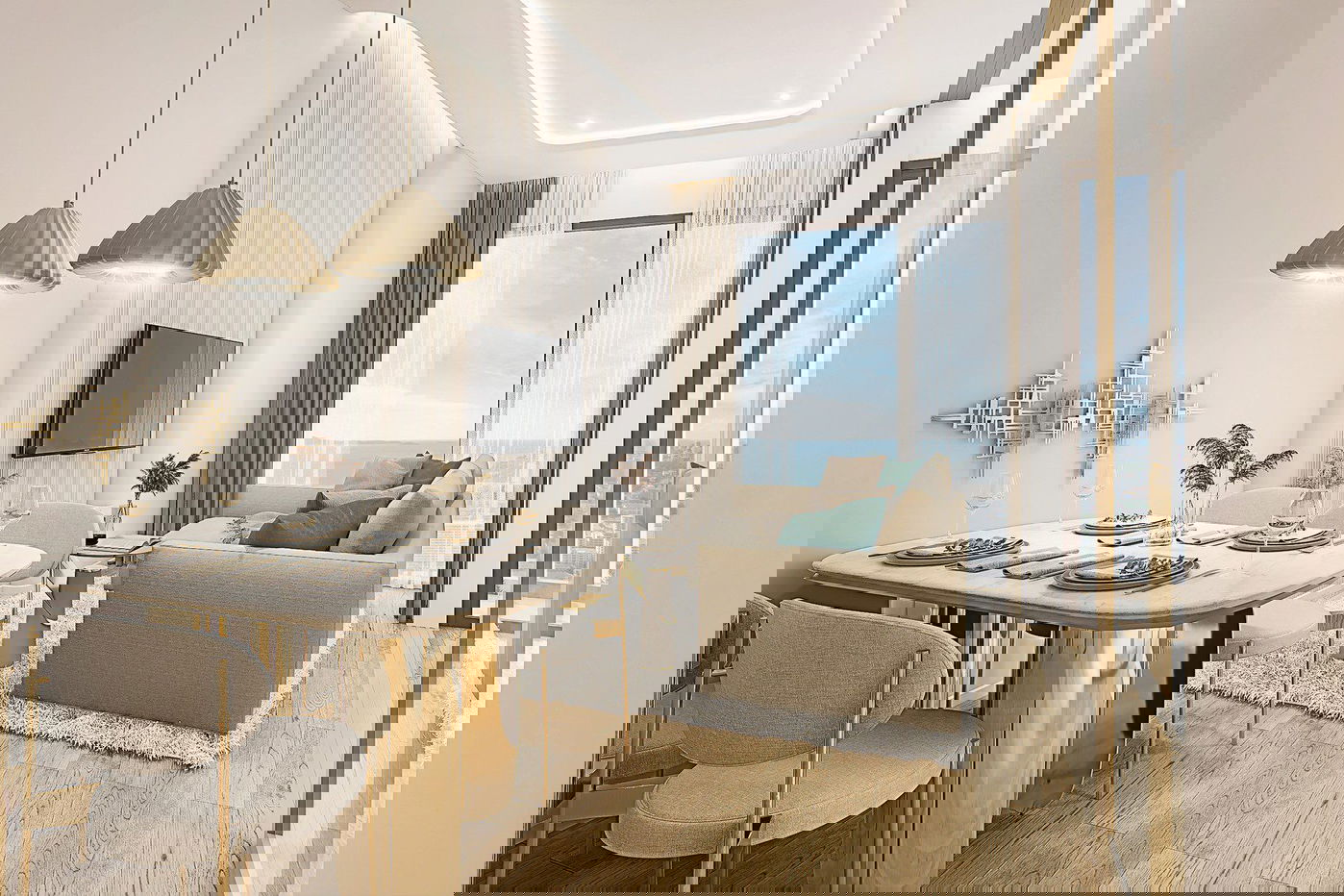 รูป ขายคอนโด Sea Spire Jo MTI 1 ห้องนอน - รูปที่ 1/10