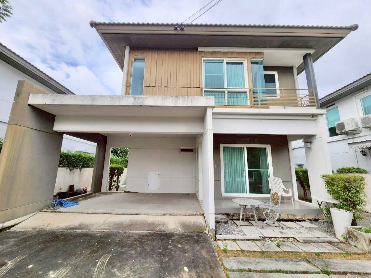 รูป ขายบ้านเดี่ยว 2 ชั้น หมู่บ้าน พฤกษ์ลดา ประชาอุทิศ 90 ที่ดิน 54 ตรวา. 3ห้องนอน 2น้ำ 2-3จอด - รูปที่ 1/24