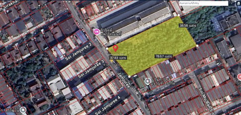 ขายที่ดินนนทบุรี ถมแล้ว ติดถนนซอยจามจุรี 3