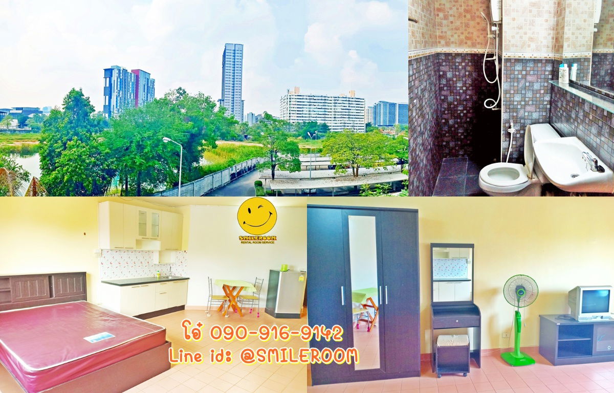 รูป ห้องแอร์ทำใหม่ 3500฿ พร้อมอยู่ เมืองทองธานี T10, T11 ใกล้ ตึกตำรวจ Commando - รูปที่ 2/5