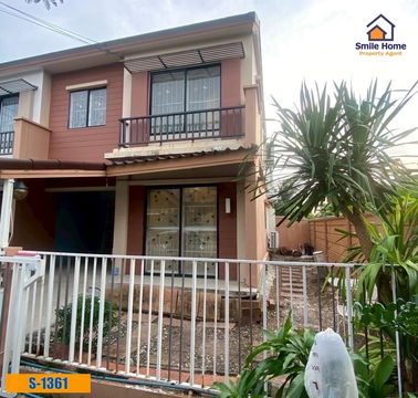 ขายทาวน์เฮาส์ พฤกษา58/1 ลาดกระบัง-สุวรรณภูมิ ซอยวัดศรีวารีน้อย หลังริม ราคาถูก