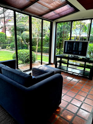 เช่าบ้านเดี่ยว สถาบันเทคโนโลยีไทย-ญี่ปุ่น : ว่างพร้อมอยู่! เอื้อสุขแมนชั้นพาร์ค 3นอน 3น้ำ 200ตรว. จอดรถ4คัน Line id: @pfagent