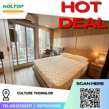 #R8034 🎉 081268 Condo for rent: Culture Thonglor