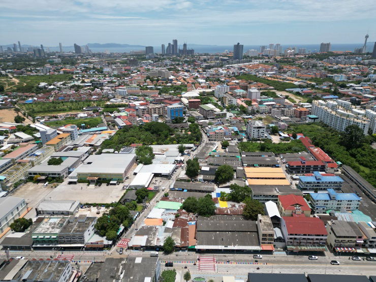 รูป ที่ดินพัทยา ใจกลางเมือง ติดถนน 3 ด้าน - รูปที่ 3/4