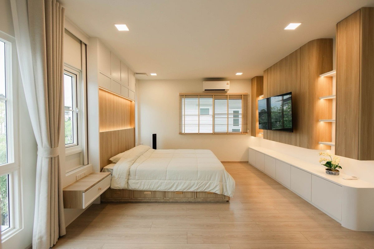 รูป 🏡 ให้เช่าบ้านเดี่ยว Villaggio 3 ศรีนครินทร์–บางนา บ้านสวยสไตล์โมเดิร์น พร้อมเฟอร์นิเจอร์และเครื่องใช้ไฟฟ้าครบ - รูปที่ 4/17