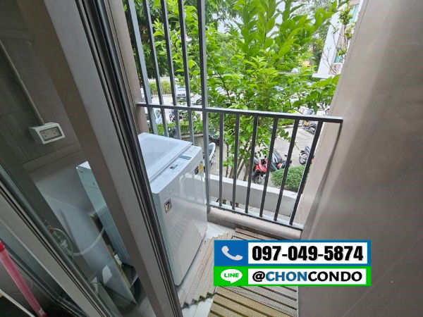 รูป DCondo ดีคอนโด ชั้น2 ตึกC  --------- มีเครื่องซักผ้า ---------Tel 097-049-5874 (Line: @choncondo มี@ด้วย) - รูปที่ 9/13
